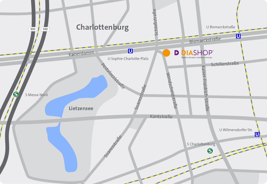 DIASHOP GmbH Anfahrt Berlin-Charlottenburg DIASHOP GmbH Anfahrt Berlin-Charlottenburg