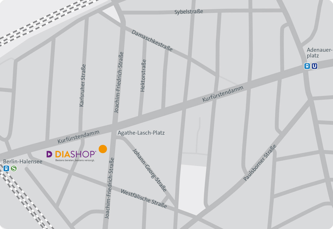 DIASHOP GmbH Anfahrt Berlin-Wilmersdorf DIASHOP GmbH Anfahrt Berlin-Wilmersdorf