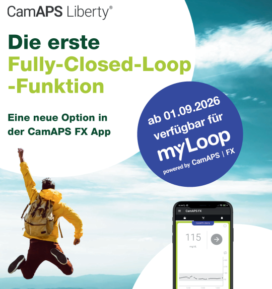 myLoop CamAPS FX Liberty ab 1. September 2026